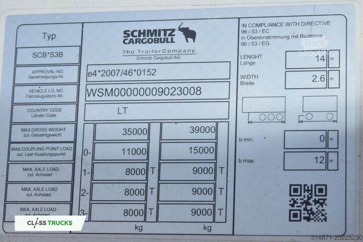 хладилно полуремарке SCHMITZ CARGOBULL SKO FP 60 ThermoKing SLXi 300