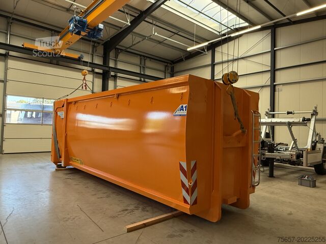 Roll-off container  34m³ Abrollcontainer mit hydr. Heckklapp