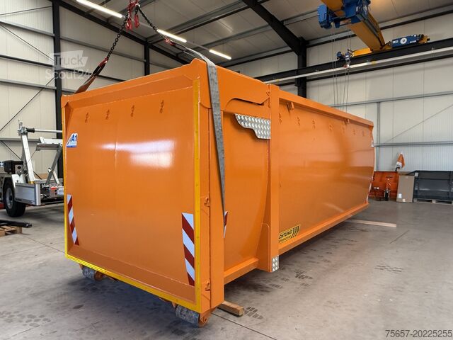 Kontener typu roll-off 34m³ Abrollcontainer mit hydr. Heckklapp