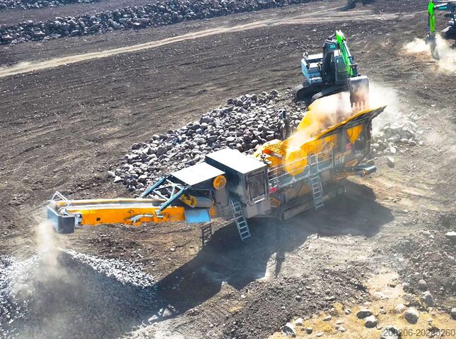 Raupenbrecher FABO FTJ-1175 Tracked Jaw Crusher 150-300 TPH