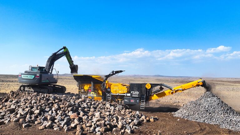Raupenbrecher FABO FTJ-1175 Tracked Jaw Crusher 150-300 TPH