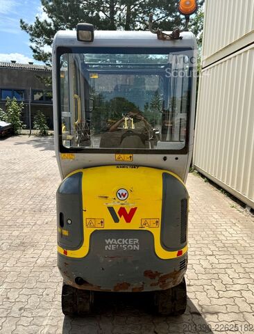 Minikotró WACKER Neuson ET16 / 2019 BJ / 1.476 H / 3x Löffel