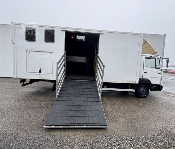 Transporteur de bétail MERCEDES-BENZ 814 4x2 5 Pferde 3 Sitzer