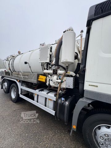 Saugwagen MERCEDES-BENZ 2541 6x2*4 Actros MP3 Lenk/Lift Vakuum-Saugwagen