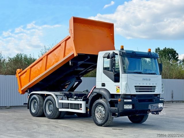 Pašizgāzējs kravas automašīna IVECO TRAKKER 380 * Kipper 5,25 m + BORDMATIC / 6x4