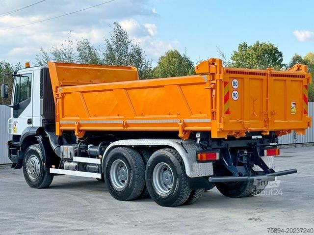 Kipper LKW IVECO TRAKKER 380 * Kipper 5,25 m + BORDMATIC / 6x4