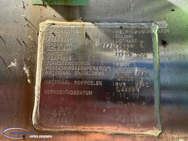Kolkenzuiger Scania 94G - 260 RVS opbouw, ADR, Stuuras