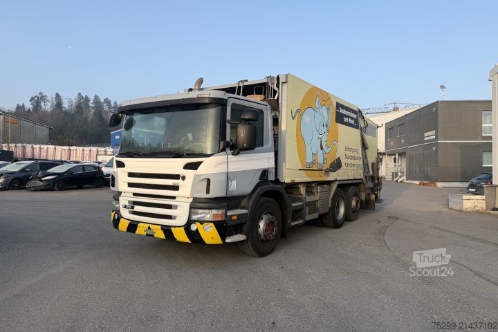 Çöp kamyonu Scania P320LB 6x2*4 PowerPress 21 / Swiss-Vehicle