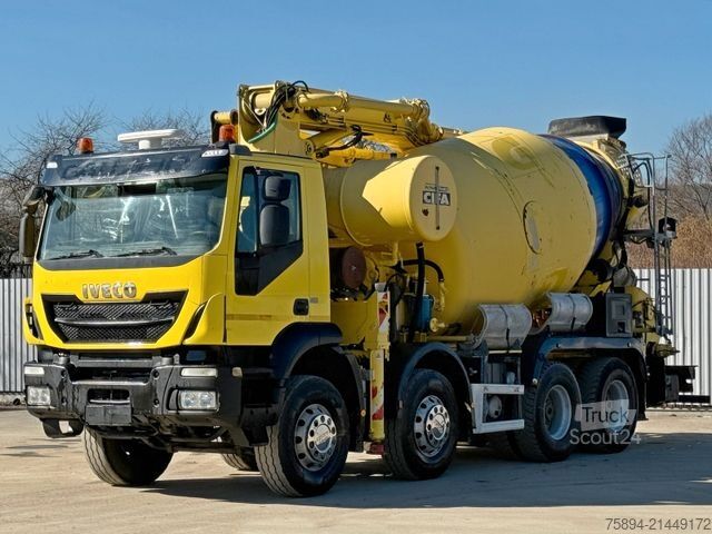 Camion pompe à béton IVECO TRAKKER 450 * Betonpumpe + FUNK * 8x4 * TOP