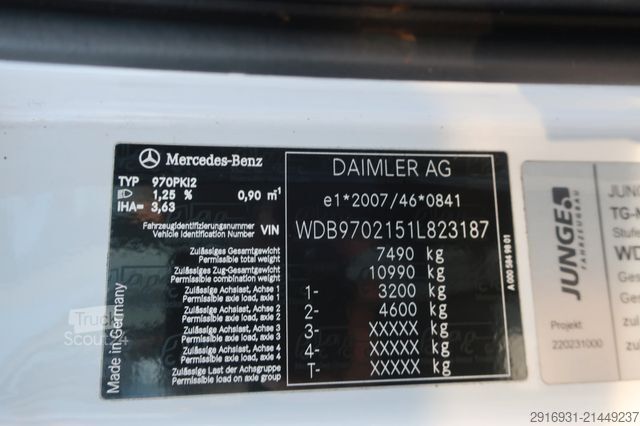 Фургон-бокс MERCEDES-BENZ Nr.1113 Atego 818 1.Hand / Ladeboardwand