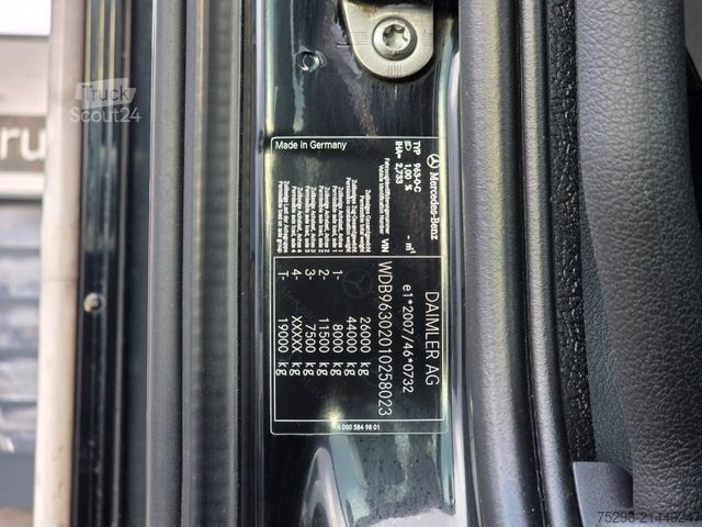 Camião plataforma com lona MERCEDES-BENZ Antos 2540 / Lenkachse / Liftachse