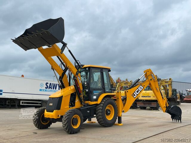 Kombination grävmaskin/lastare JCB 3DX 4x4 A/C Hammerlines
