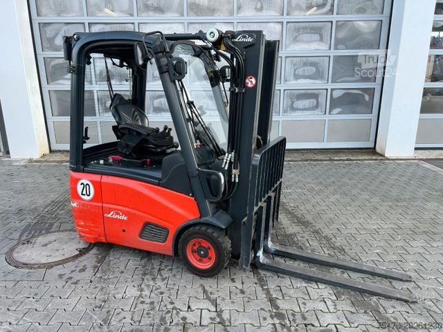 Chariot élévateur frontal LINDE E14 - 01 / Triplex: 4.10m! / SS / nur 986h!
