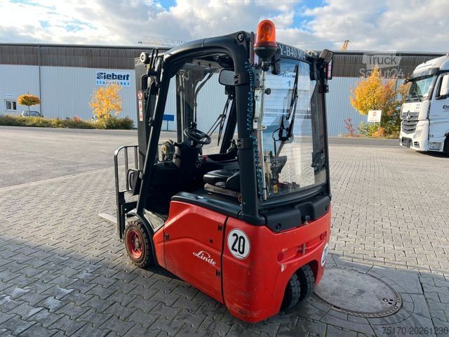 Chariot élévateur frontal LINDE E14 - 01 / Triplex: 4.10m! / SS / nur 986h!