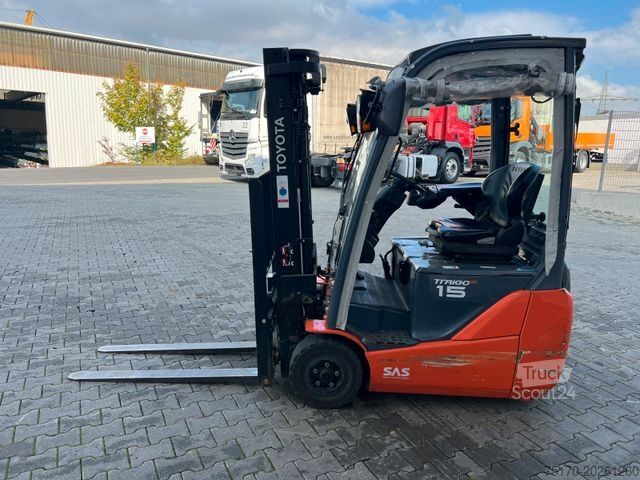 Frontstapler TOYOTA 8FBET15 / Triplex: 4.30m / nur 1.187h! / SS