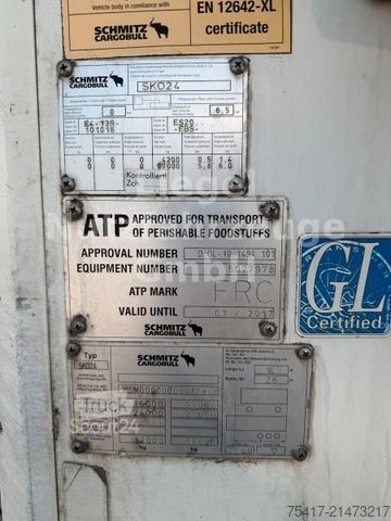 Reefer semitrailer SCHMITZ CARGOBULL SKO24 Thermo King*Doppelstock*Liftachse*Paletten