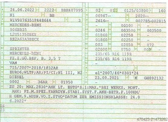 Bestelwagen MERCEDES-BENZ Sprinter III RWD 317 CDI*L3H2*AHK