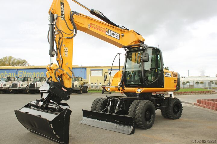 حفارة بعجلات JCB JS 200 W mit OilQuick