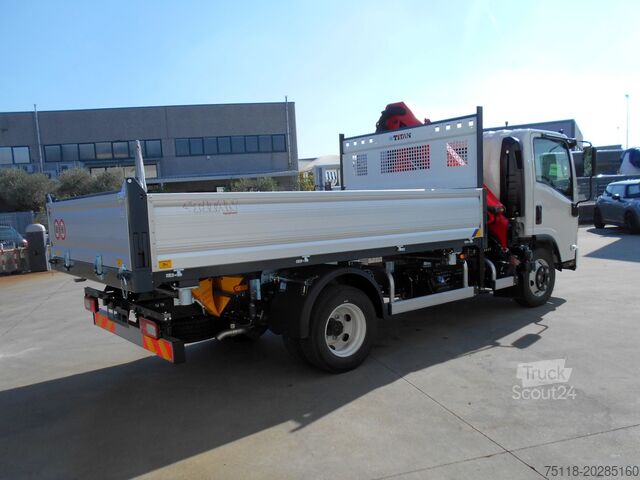 ανατρεπόμενο φορτηγό Isuzu M30 - GRU PALFINGER PK5001 + RIBALTABILE