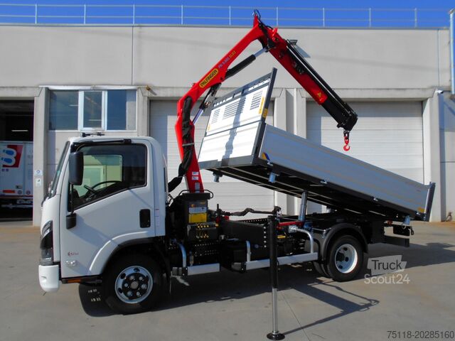 ανατρεπόμενο φορτηγό Isuzu M30 - GRU PALFINGER PK5001 + RIBALTABILE