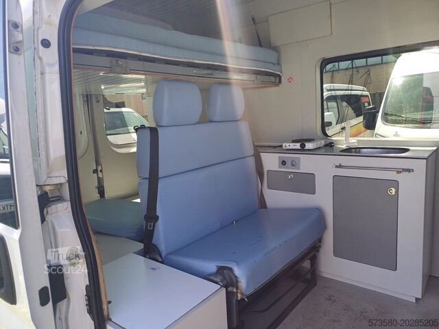 Furgão de caixa Fiat Ducato Camper | 2 Schlafplätze Küche | Reisefertig