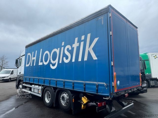 LKW mit Pritsche & Plane MERCEDES-BENZ ACTROS 2545 / RETARDER / NAVI / EDSCHA