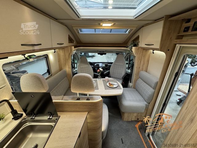 Camping-car semi-intégré EURAMOBIL Profila T 695 EB Fahrassistenz RFK Lithium Navi