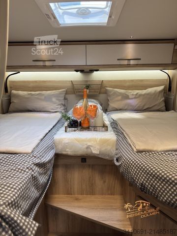 Camping-car semi-intégré EURAMOBIL Profila T 695 EB Fahrassistenz RFK Lithium Navi