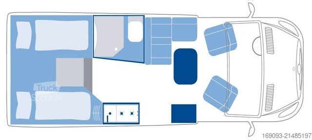 Полуинтегрированный автодом LA STRADA Nova EB*Vollluft*Klima*Lithium*LTE*Clesana*AHK