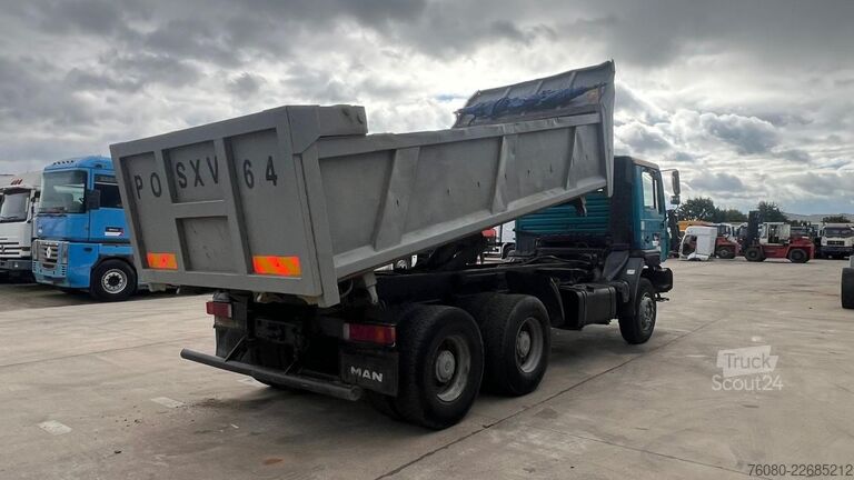Damperli kamyon MAN 33.343 (BIG AXLE / 13 T AXLES / GRAND PONT / LA...