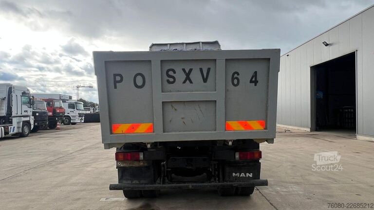 Damperli kamyon MAN 33.343 (BIG AXLE / 13 T AXLES / GRAND PONT / LA...