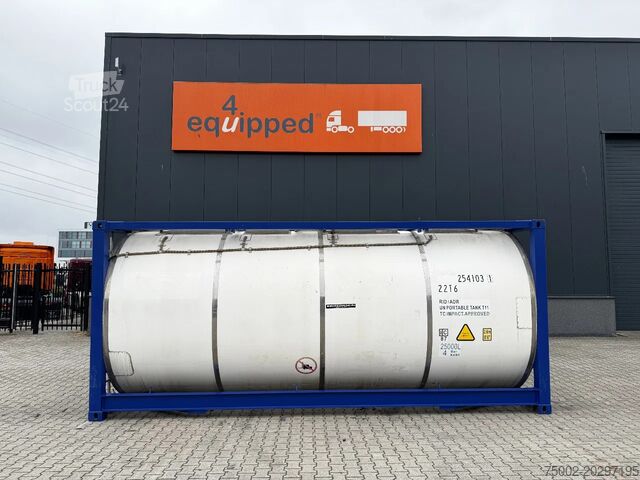 Cisternový kontejner CIMC 20FT ISO, 25.050L / 1-COMP / 3 BAFFELS / T11 / ...