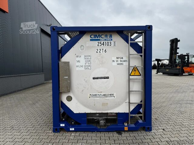 Cisternový kontejner CIMC 20FT ISO, 25.050L / 1-COMP / 3 BAFFELS / T11 / ...