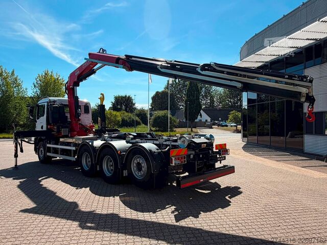 Tovornjak s kavljem za kontejnerje MAN TGS 35.480 8X4-4
