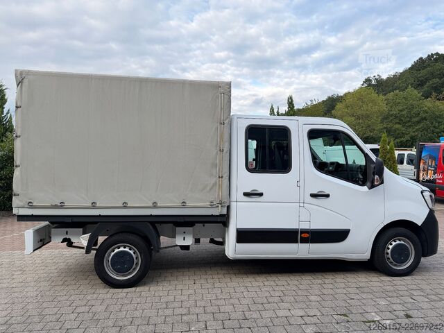 Kombiniran vozilo s ponjavo RENAULT Master DOKA 3,5t Pritsche Plane EX Bundeswehr