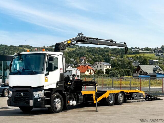 Carroattrezzi RENAULT T 380 Abschleppwagen 8,00 m HIAB 111 B-2 + FUNK