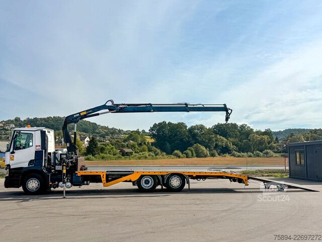 Carroattrezzi RENAULT T 380 Abschleppwagen 8,00 m HIAB 111 B-2 + FUNK