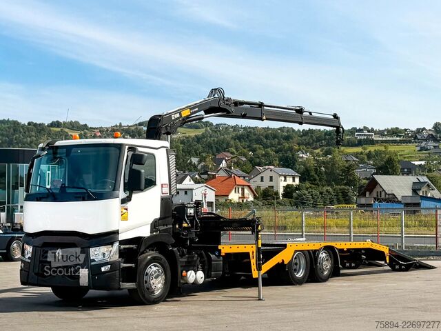 Gru montata su autocarro RENAULT T 380 Abschleppwagen 8,00 m HIAB 111 B-2 + FUNK