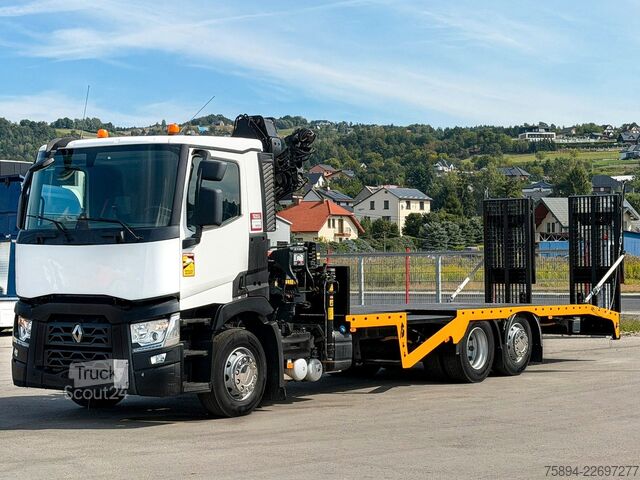 Gru montata su autocarro RENAULT T 380 Abschleppwagen 8,00 m HIAB 111 B-2 + FUNK