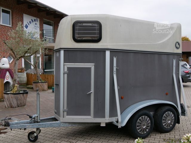 Paardentransportaanhanger BLOMERT 1,5 Pferde Holz Poly