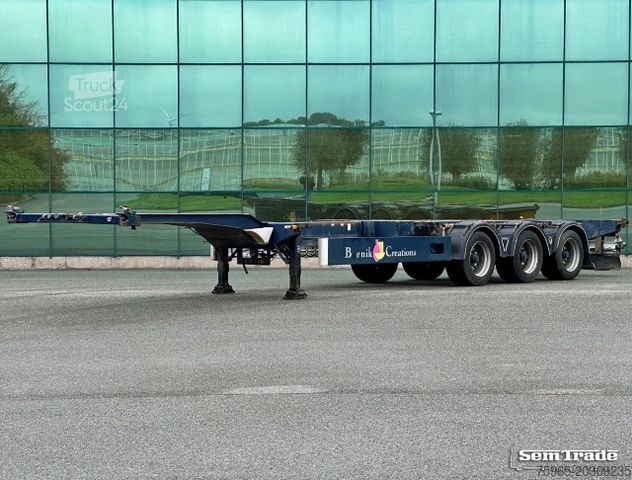 Auflieger-Wechselfahrgestell Burg BPO 15-27 CCXHX BPW AXLES DISC BRAKES 40 FT