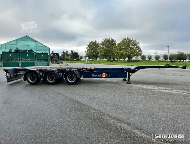 Semi-reboque porta-carroçaria amovível Burg BPO 15-27 CCXHX BPW AXLES DISC BRAKES 40 FT