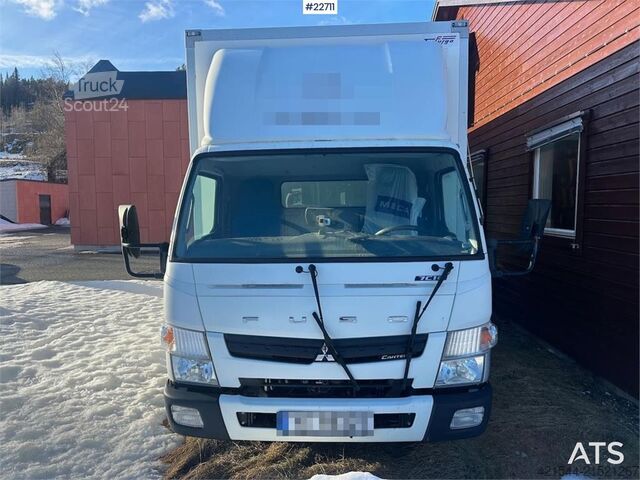 Box body Mitsubishi Fuso Canter 15 pallet box truck. ECT