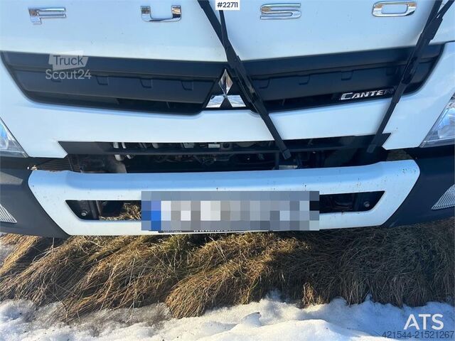 Box body Mitsubishi Fuso Canter 15 pallet box truck. ECT