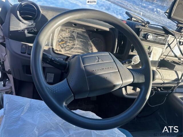 Box body Mitsubishi Fuso Canter 15 pallet box truck. ECT