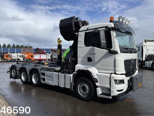 Haakarmsysteem Man TGS 35.430 8x4 HMF 19 Tonmeter Z-kraan Just 122...