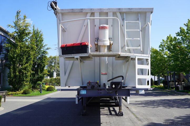 Samoskladací náves Gras aluminum tipper semi-trailer 48 m³