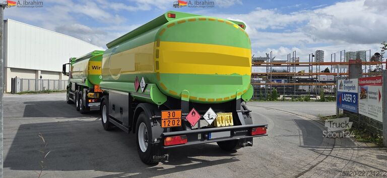 Cisternska prikolica Esterer TA 18.186 18800 L 2 Kammern Heizoel   Diesel Tauch als Komplettzug möglich
