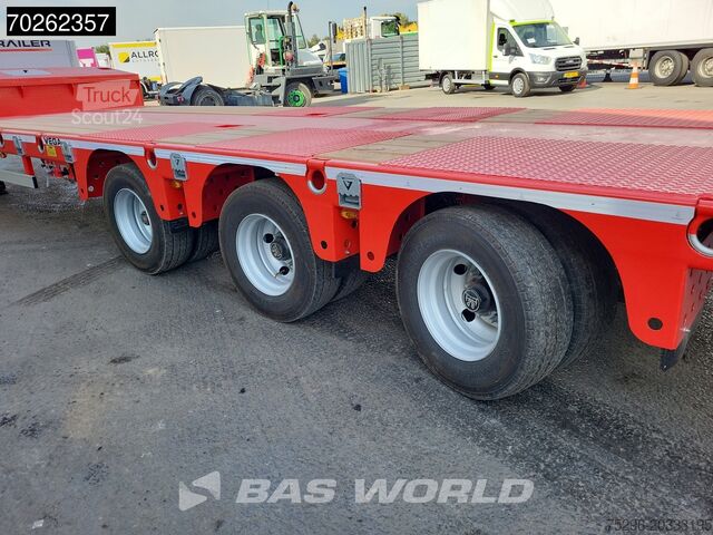 Zems iekrāvējs Vega Lowbed 2 axles NEW Hydr. Ramps. Lift+Steering Axle
