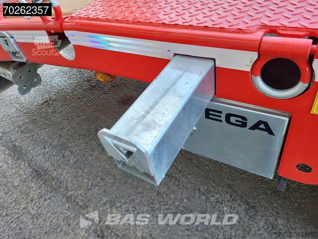 Zems iekrāvējs Vega Lowbed 2 axles NEW Hydr. Ramps. Lift+Steering Axle
